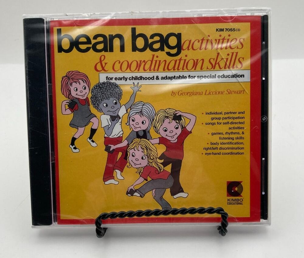 VTG 1977 Bean Bag Activities Coordination Skills Children's CD New Sealed *READ